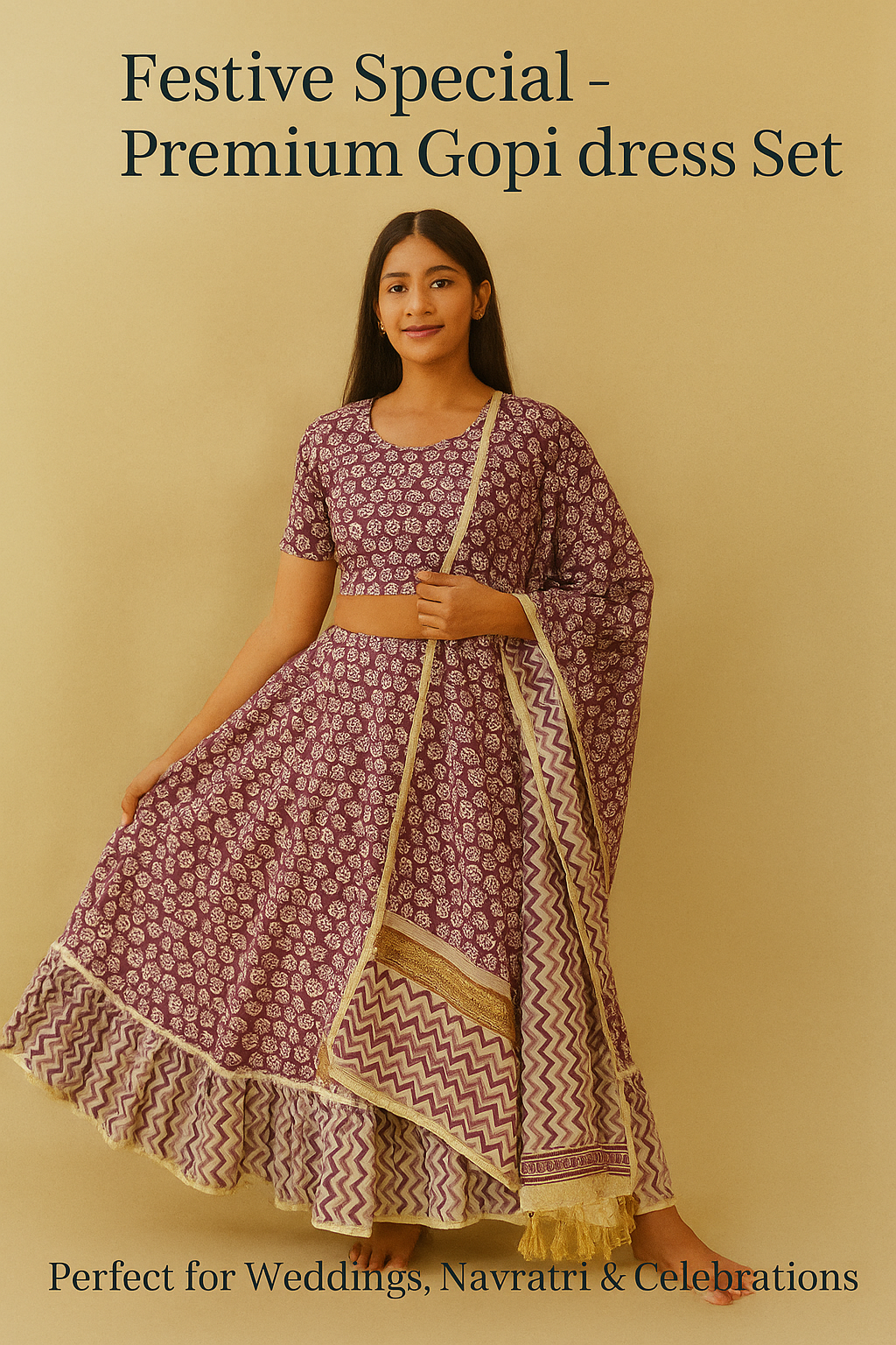 Standard Cotton Gopi dress