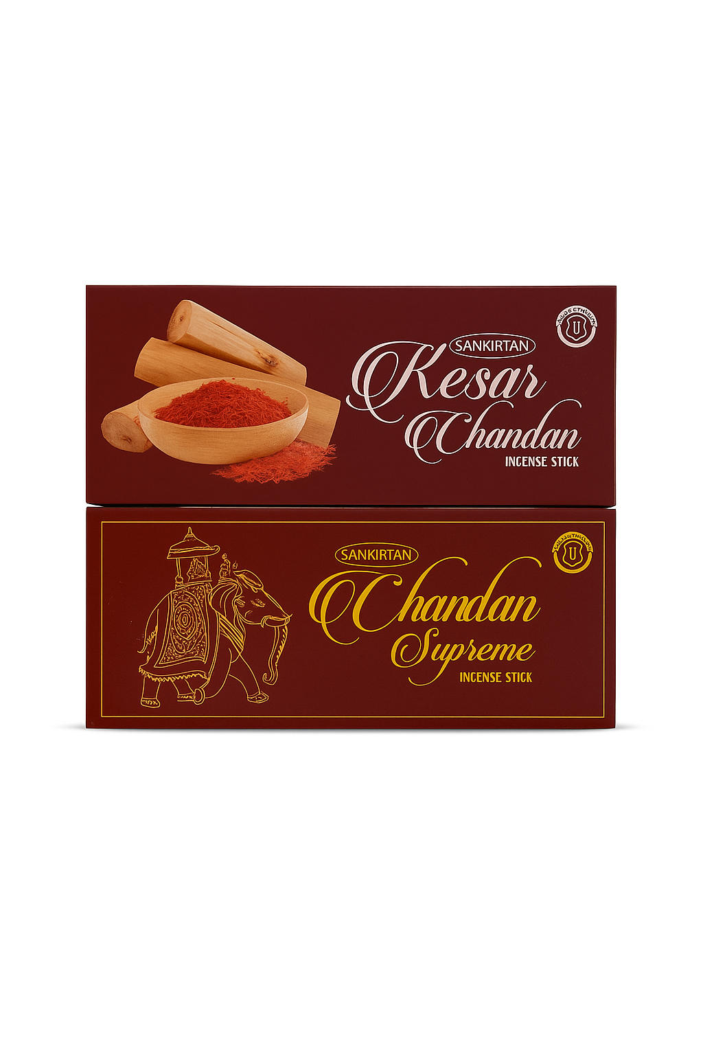 Sankirtan Kesar Chandan & Chandan Supreme Incense Sticks
