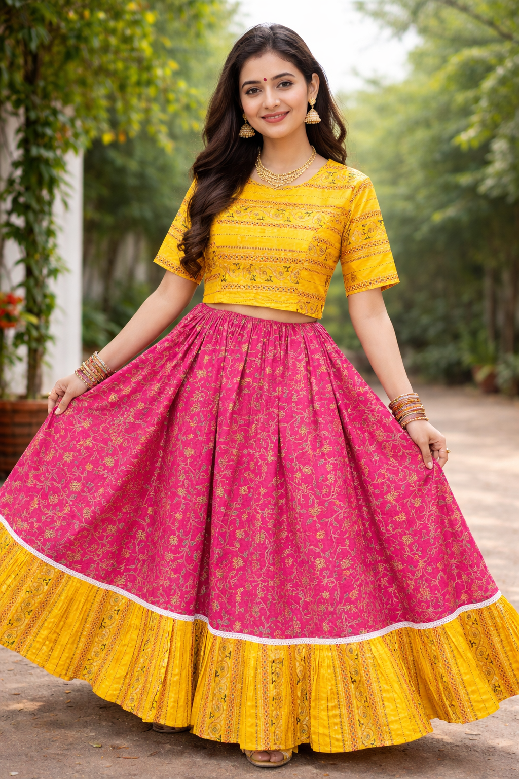 Radha Rani Special Traditional Gopi Dress